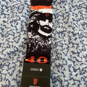 NWT - SF Giants ⚾️ - Socks - Size M / Features Prior Pitcher M. Bumgarner #40